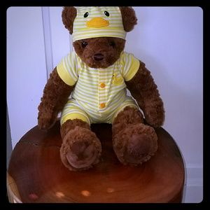 Fao Schwarz  bear in yellow pajama
